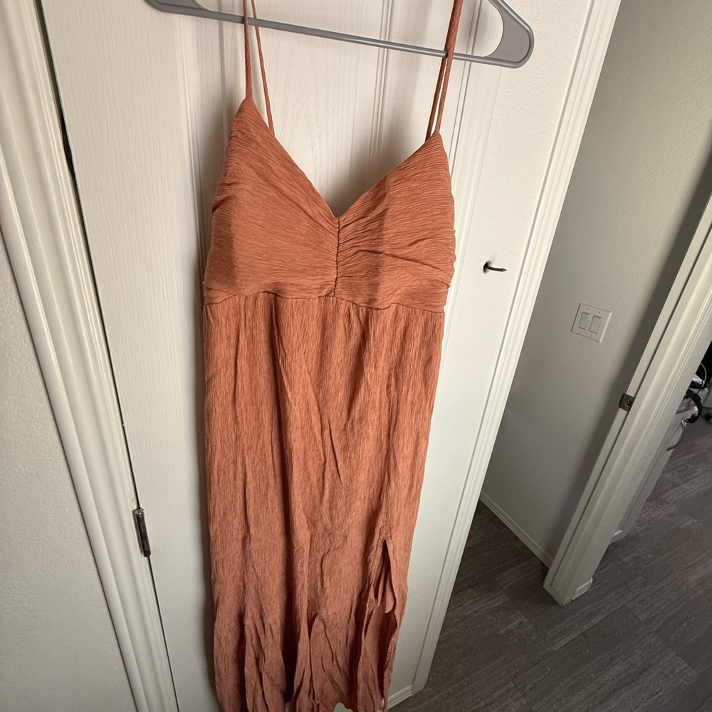 Abercrombie & Fitch crinkle maxi dress